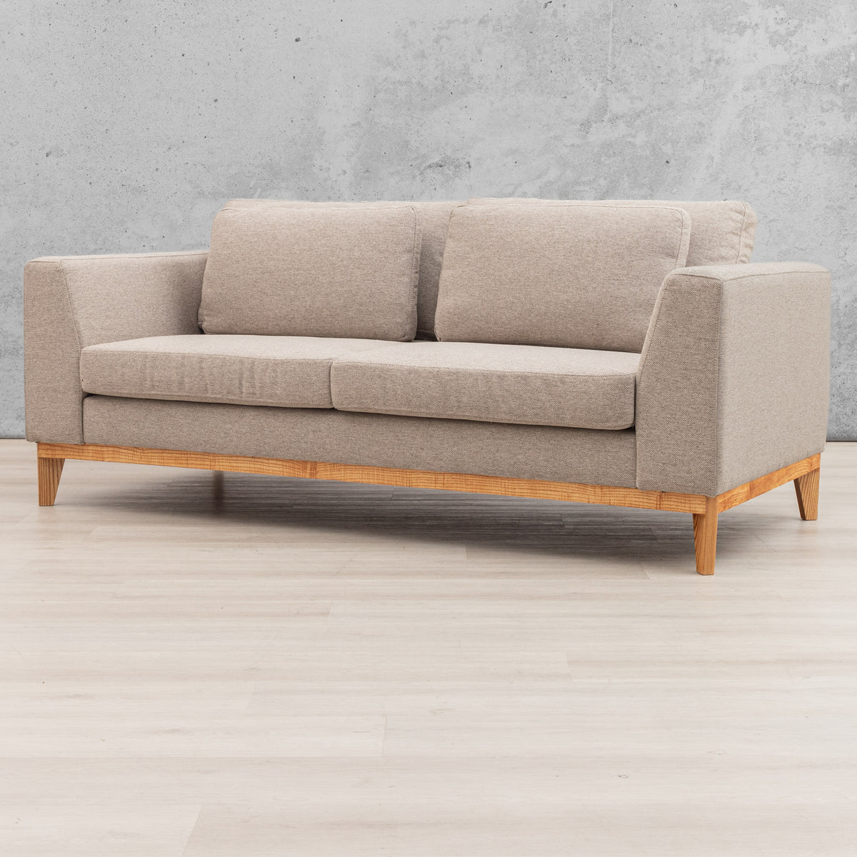 Leather Gallery | Modena 3 Fabric Lounge Suite Kenya Sand