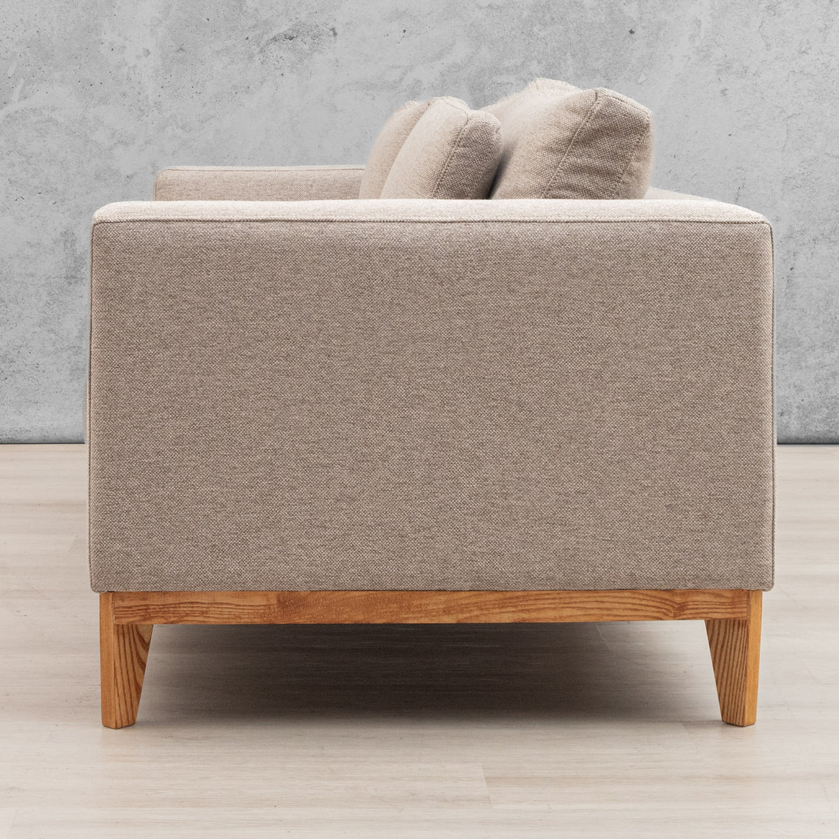 Shop Modena Kenya Sand - Fabric Couches - Leather Gallery