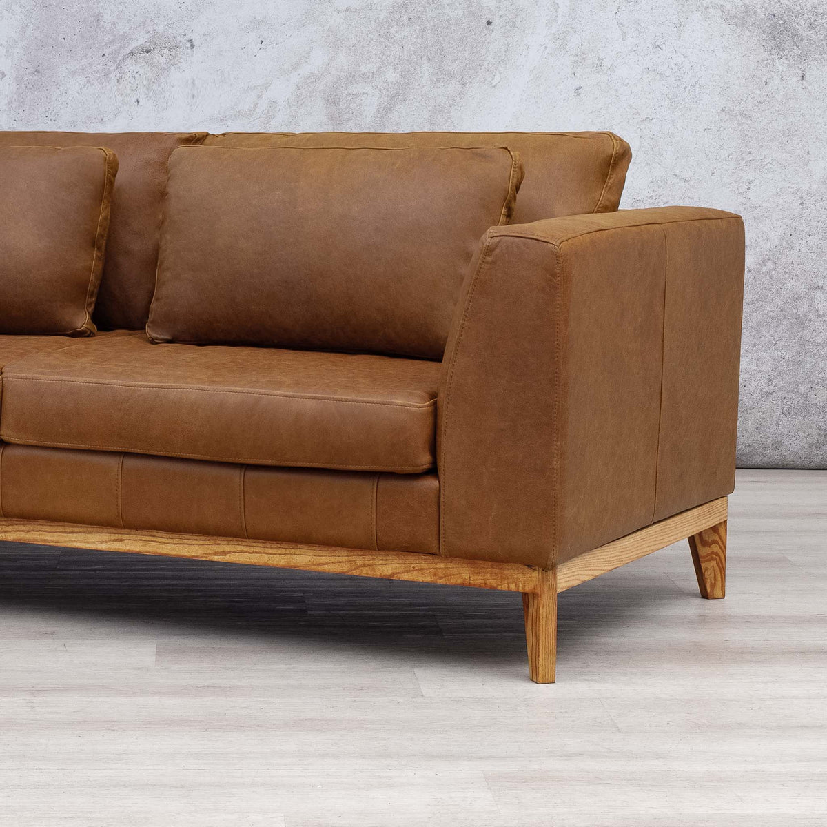 modena-3-seater- Leather Couch czar pecan | Leather Gallery brown leather couch, three seater couch, leather couches