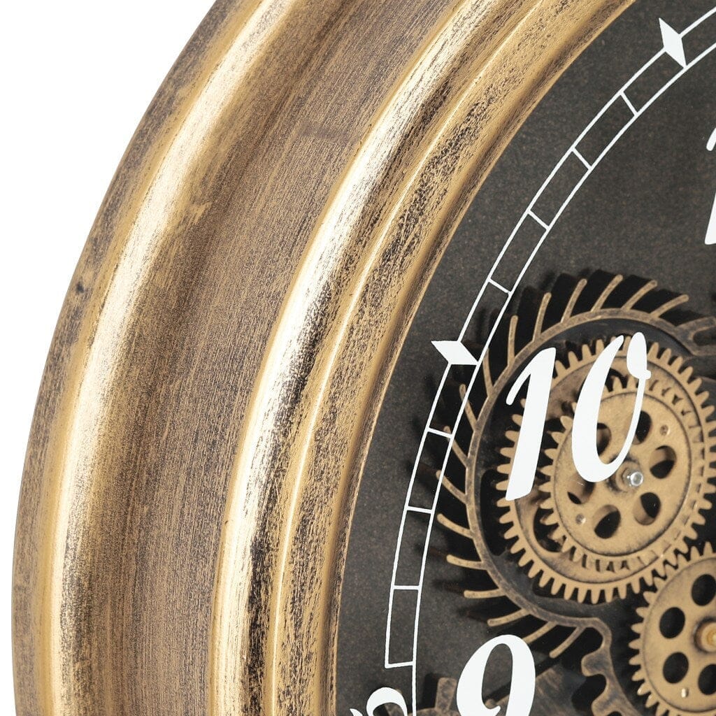 Modern Gear Wall Clock, Metal Clocks