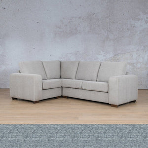 Stanford Fabric L-Sectional 4 Seater - LHF Fabric Sectional Leather Gallery Adriatic Navy 