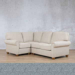 Salisbury Fabric L-Sectional 4 Seater - LHF Fabric Sectional Leather Gallery 