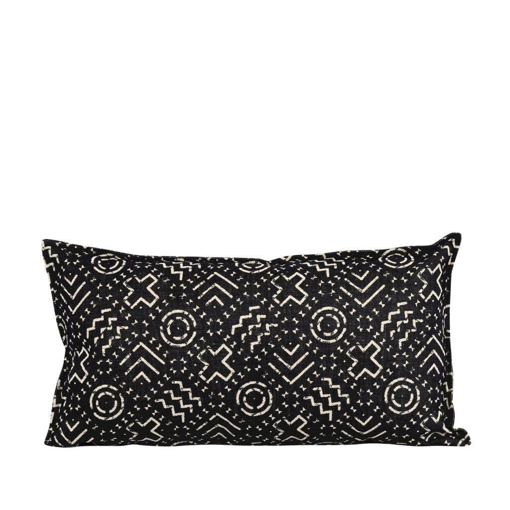 Neema Ebony Bolster Cushion Cushion Leather Gallery 