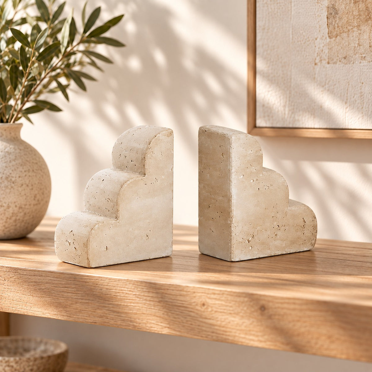Nimbus Stepped Bookends
