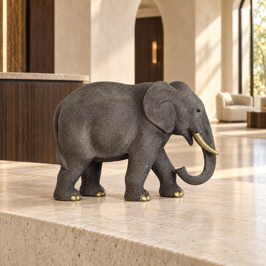 Noble Stride African Elephant Ornament - Ornament