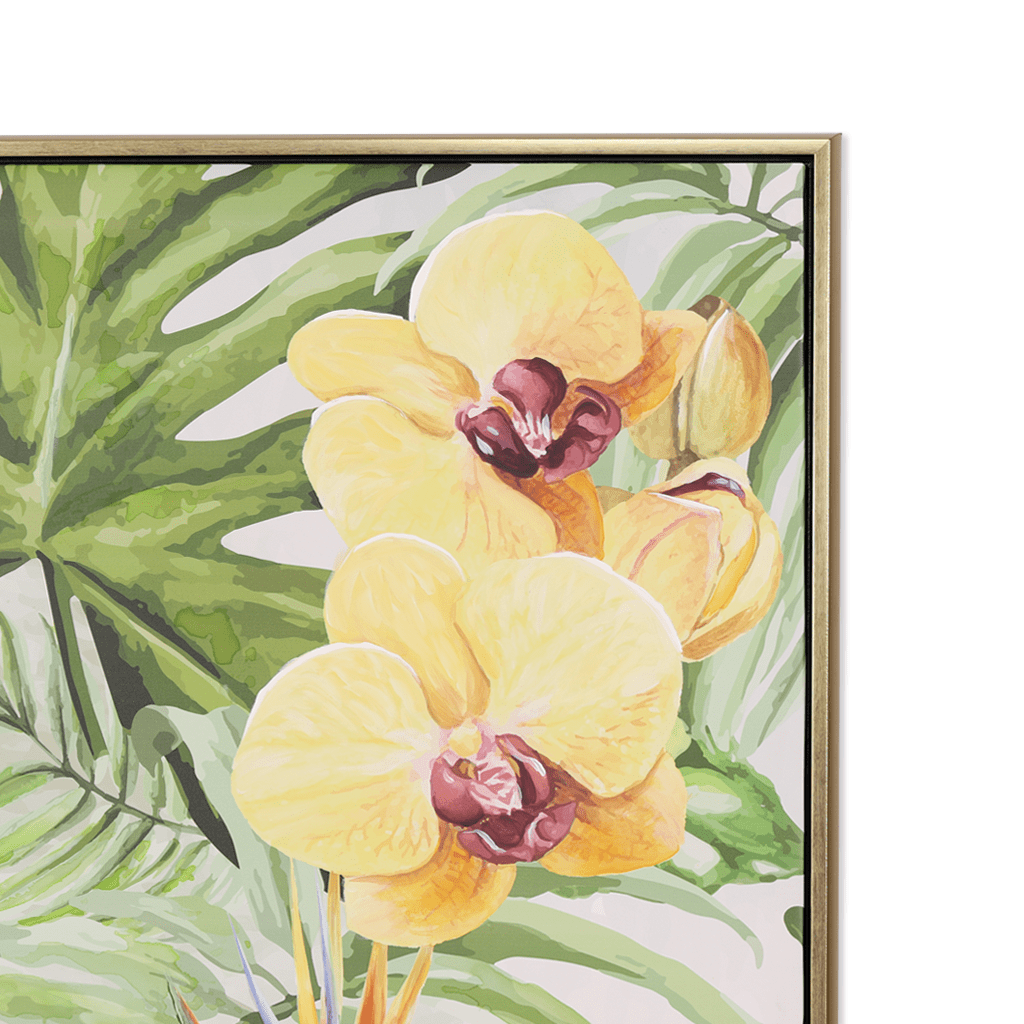 Orchid Tropical I Painting Leather Gallery 