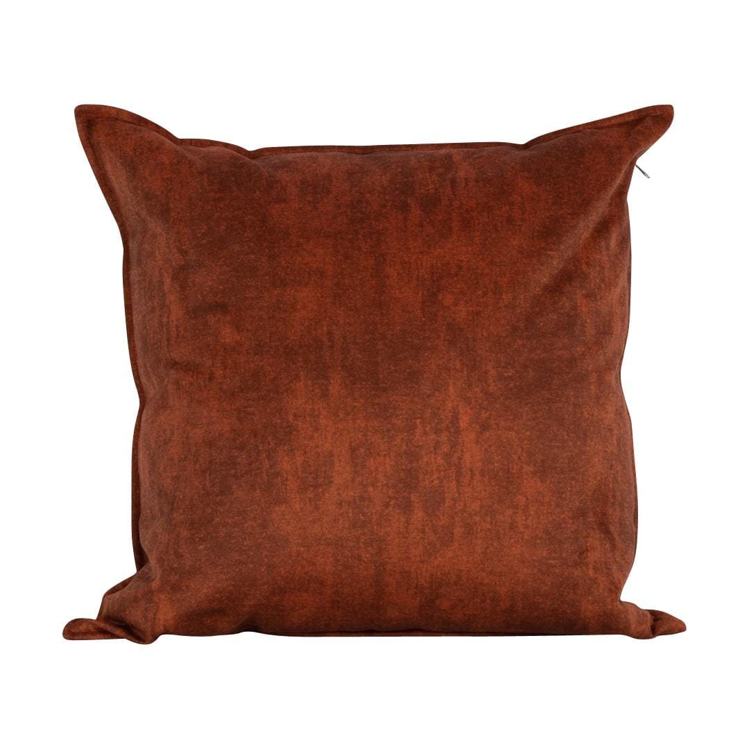 Oriental Rust Cushion Cushion Leather Gallery Rust 59 x 59cm 