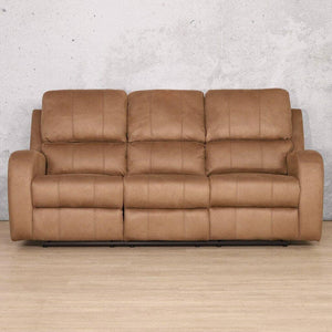 Orlando 3 Seater Fabric Recliner - Available on Special Order Plan Only Fabric Recliner Leather Gallery Desert Sand 