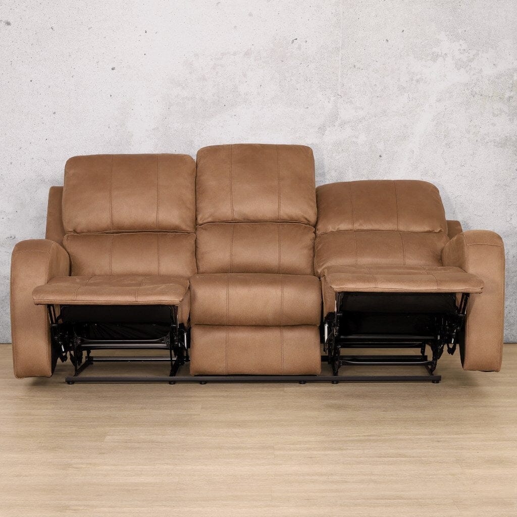 3 seater discount fabric recliner sofa