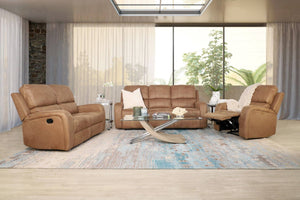Orlando 3+2+1 Fabric Recliner Suite - Available on Special Order Plan Only Fabric Recliner Leather Gallery Desert Sand 