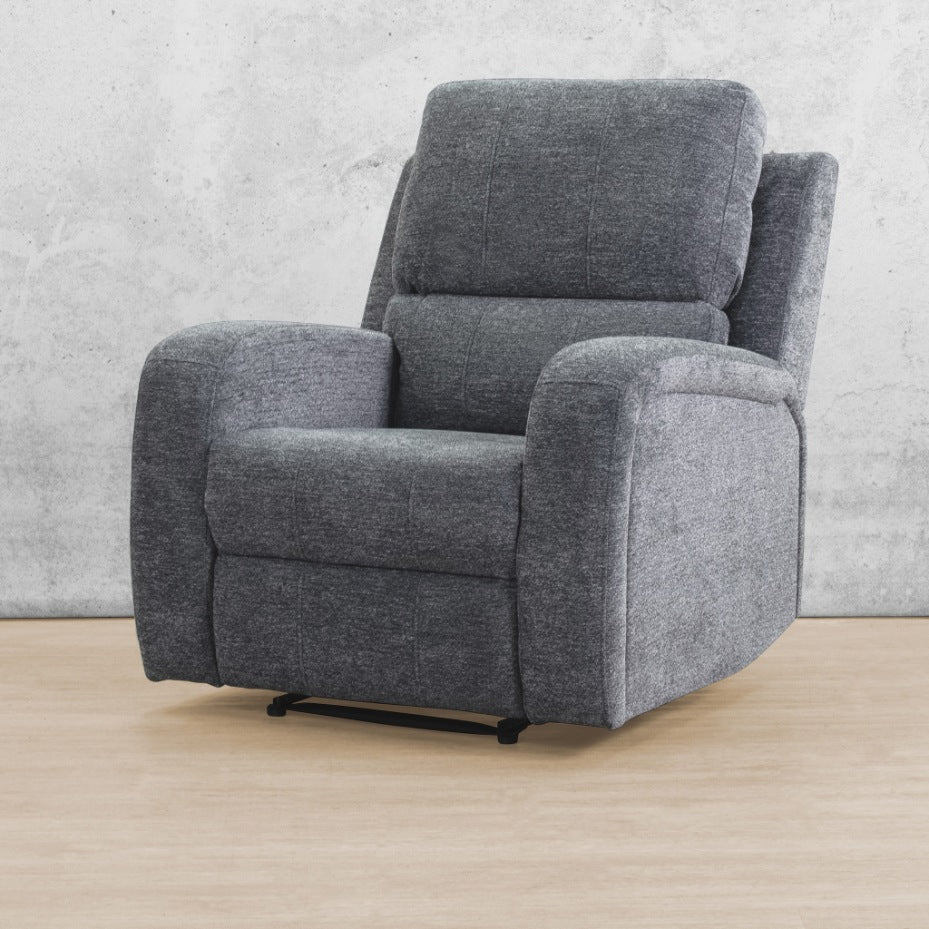Orlando 1 Sealer Fabric Recliner  Mountain Grey  