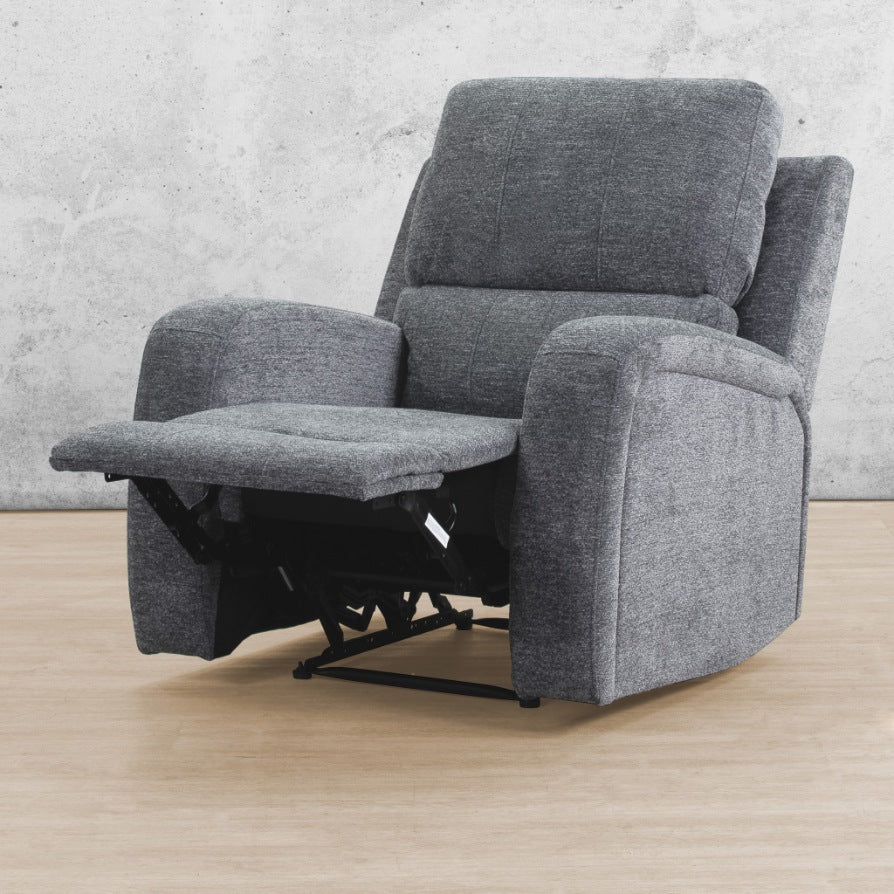 Orlando 1 Sealer Fabric Recliner  Mountain Grey  