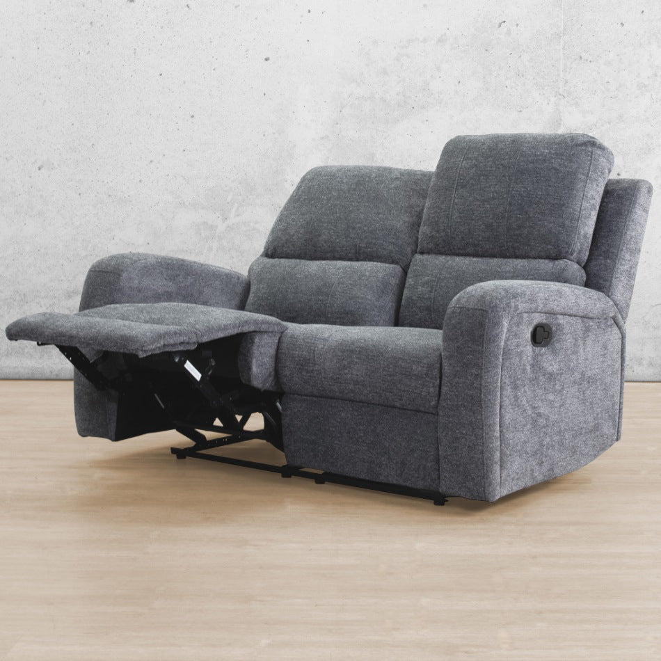 Orlando 2 Sealer Fabric Recliner  Mountain Grey  