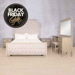 Paris 5 Piece Bedroom Set - Available on Special Order Plan Only