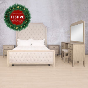 Paris 5 Piece Bedroom Set - Available on Special Order Plan Only Bedroom Set Leather Gallery 