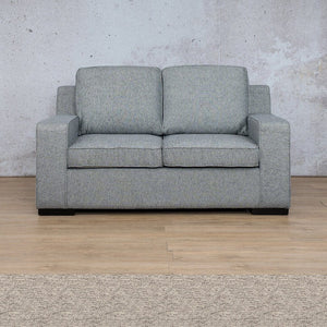 Rome Fabric 2 Seater Sofa - Available on Special Order Plan Only Fabric Sofa Leather Gallery Pebble 