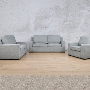 Rome 3+2+1 Fabric Sofa Suite - Available on Special Order Plan Only Fabric Sofa Leather Gallery Pebble 