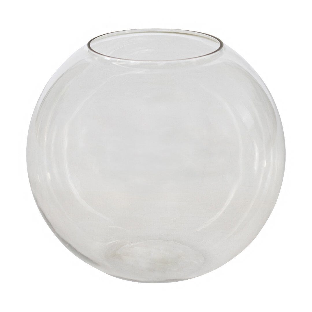 Polo Glass Vase Vase Leather Gallery Clear 30 x 35cm 
