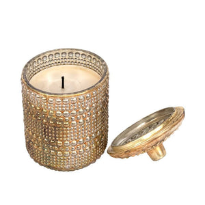 Pompeii Soy Wax Candle candle holder Leather Gallery 