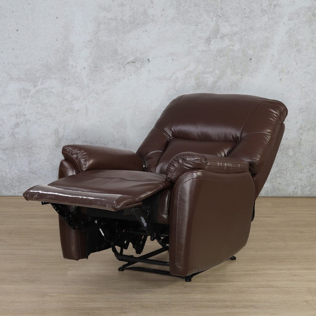 Presley 1 Seater Leather Recliner - Available on Special Order Plan Only Leather Recliner Leather Gallery 