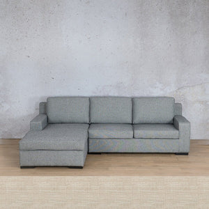 Rome Fabric Sofa Chaise Sectional - LHF Fabric Corner Suite Leather Gallery Prismatic 