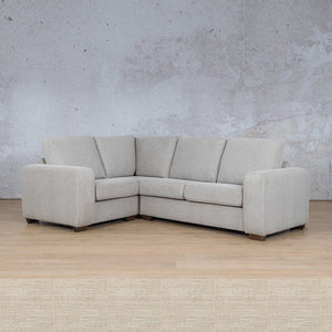 Stanford Fabric L-Sectional 4 Seater - LHF Fabric Sectional Leather Gallery Prismatic 
