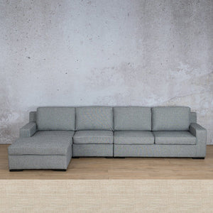Rome Fabric Sofa Chaise Modular Sectional - LHF Fabric Corner Suite Leather Gallery Prismatic 