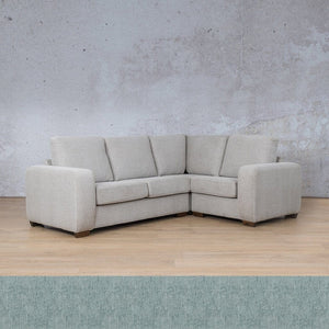 Stanford Fabric L-Sectional 4 Seater - RHF Fabric Sectional Leather Gallery Quail Shell 