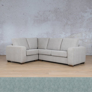 Stanford Fabric L-Sectional 4 Seater - LHF Fabric Sectional Leather Gallery Quail Shell 