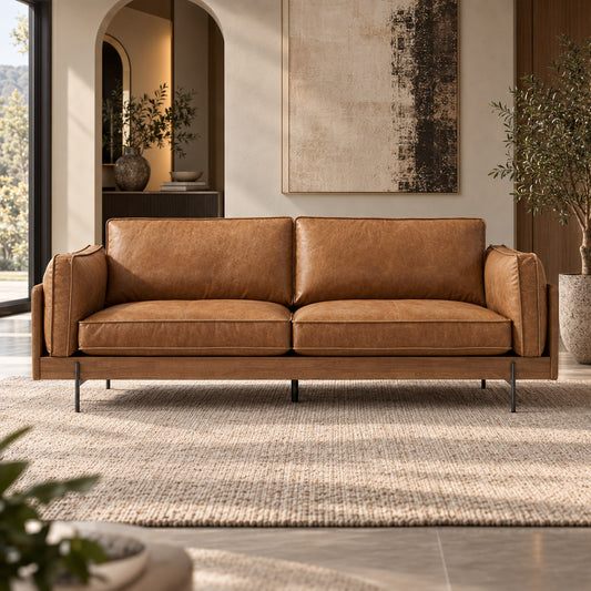 Ravello 2 Seater Leather Couch