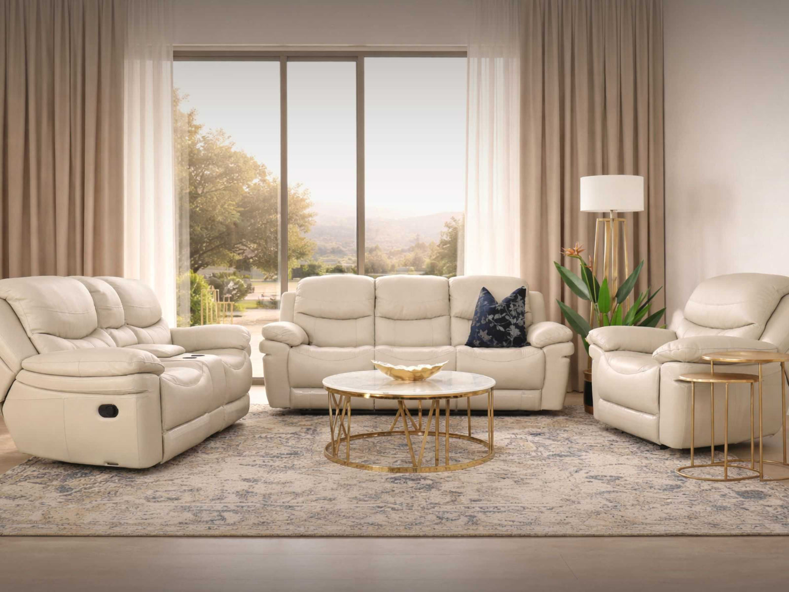 Recliner Couches | Leather & Fabric Recliner couches | Leather Gallery