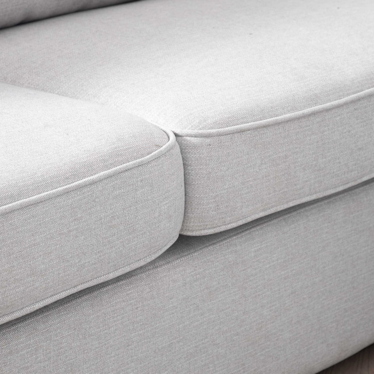 Rome 3 Seater Fabric L Shape Couch - Chaise - RHF Bordeaux Grey