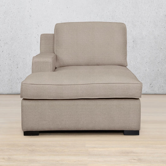 Rome Fabric Chaise LHF Fabric Sofa Leather Gallery - Kenya Sand