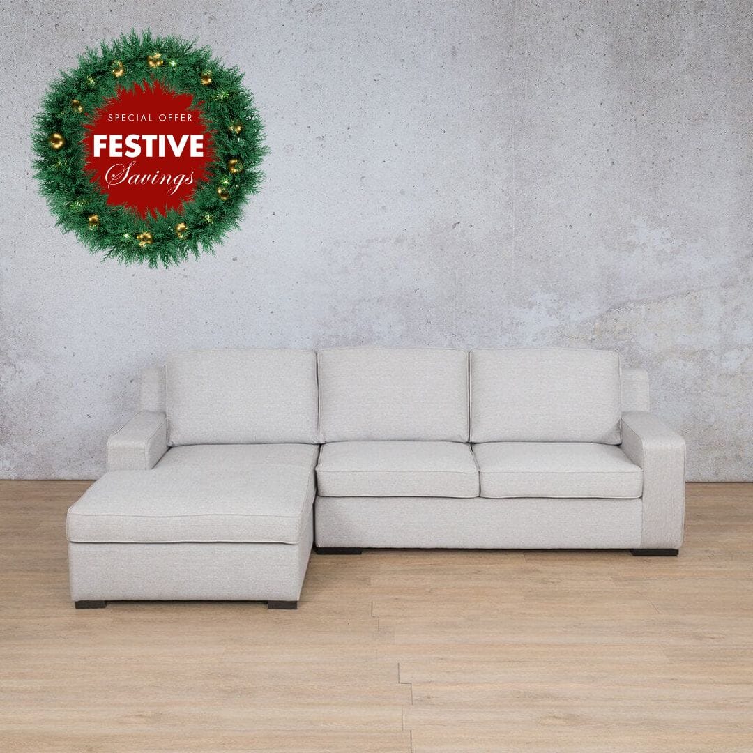 Rome Fabric Sofa Chaise Sectional - LHF - Available on Special Order Plan Only Fabric Corner Suite Leather Gallery 