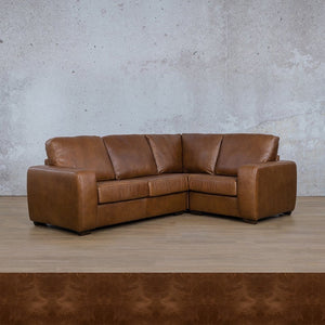 Stanford Leather L-Sectional 4 Seater - RHF Leather Sectional Leather Gallery Royal Cognac 
