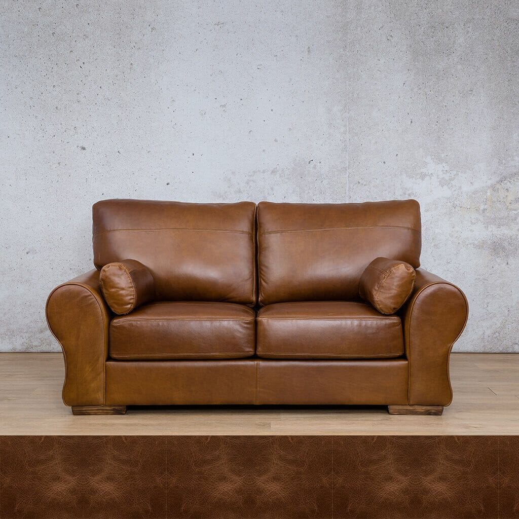 Carolina 2 Seater Leather Sofa Leather Sofa Leather Gallery Royal Cognac 