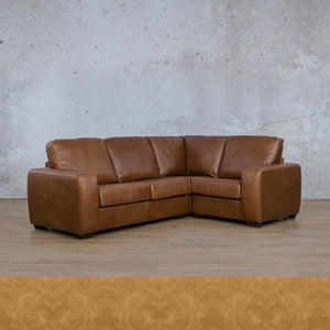 Stanford Leather L-Sectional 4 Seater - RHF Leather Sectional Leather Gallery Royal Hazelnut 