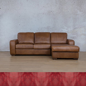 Stanford Leather Sofa Chaise - RHF Leather Sofa Leather Gallery Royal Ruby 