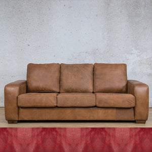Stanford 3 Seater Leather Sofa Leather Sofa Leather Gallery Royal Ruby 