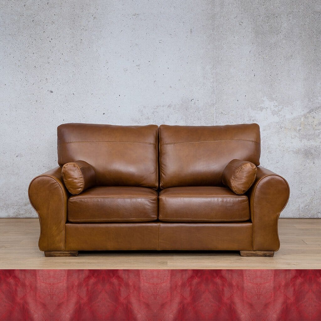 Carolina 2 Seater Leather Sofa Leather Sofa Leather Gallery Royal Ruby 