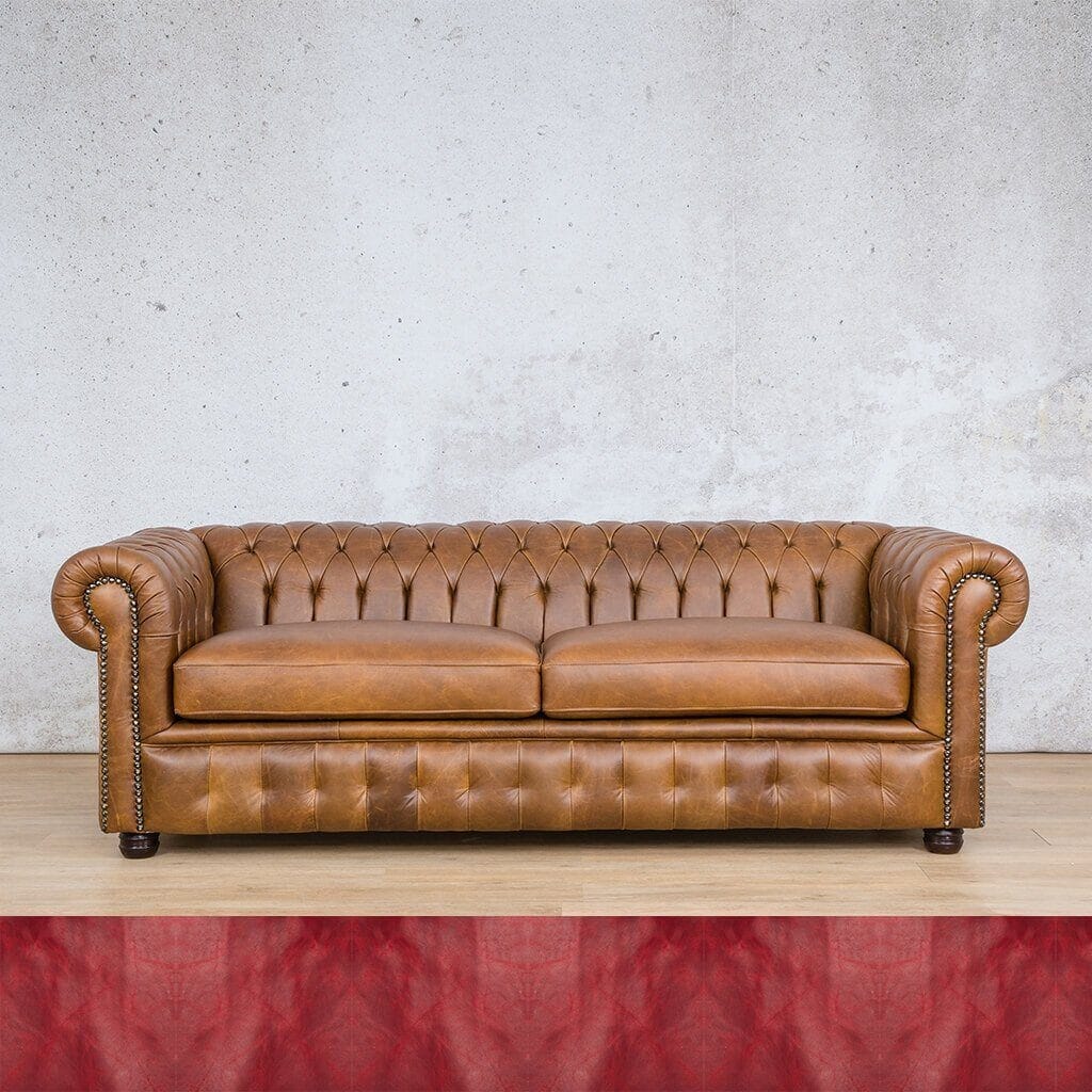 Chesterfield 3+2+1 Leather Sofa Suite Leather Sofa Leather Gallery 