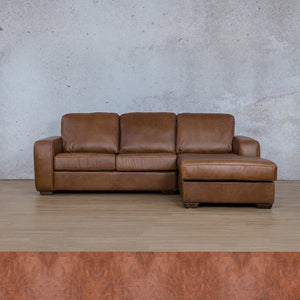 Stanford Leather Sofa Chaise - RHF Leather Sofa Leather Gallery Royal Saddle 