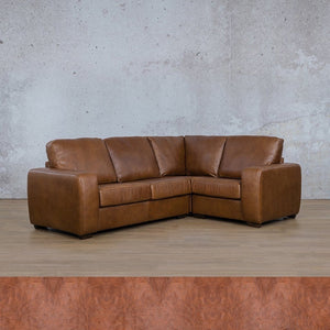 Stanford Leather L-Sectional 4 Seater - RHF Leather Sectional Leather Gallery Royal Saddle 