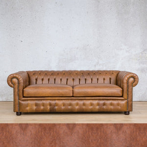 Chesterfield 3+2+1 Leather Sofa Suite Leather Sofa Leather Gallery Royal Saddle 