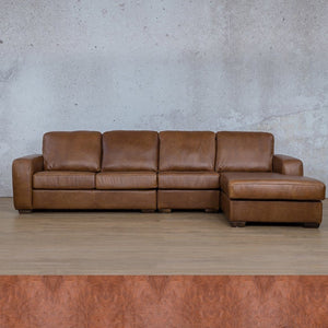 Stanford Leather Modular Sofa Chaise - RHF Fabric Sectional Leather Gallery Royal Saddle 