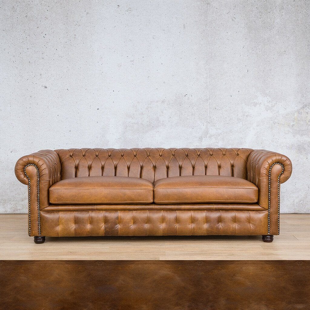 Chesterfield 3 Seater Leather Sofa Leather Sofa Leather Gallery 