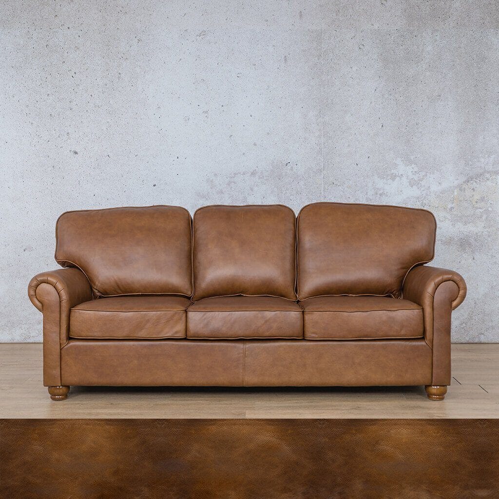 Salisbury Leather 3 Seater Sofa Leather Sofa Leather Gallery Royal Walnut 