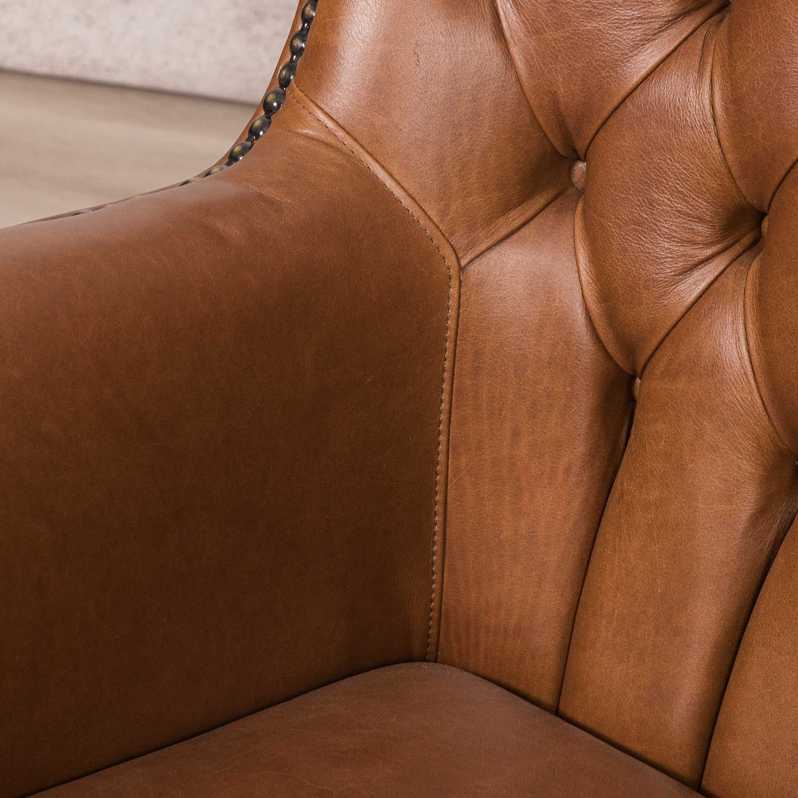 Salina Leather Armchair - Warehouse Clearance