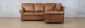 Salisbury Leather L-Sectional 4 Seater - RHF Leather Sectional Leather Gallery 
