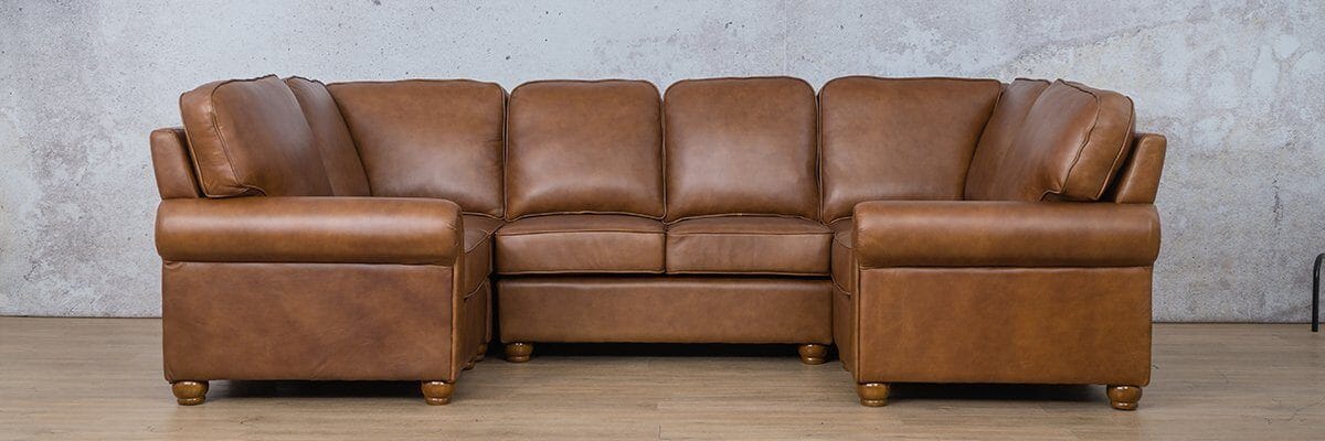 Salisbury Leather U-Sofa Sectional Leather Sectional Leather Gallery 